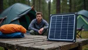 Avantages du panneau solaire pliable 4W 12V : chargeur de batterie pour le camping