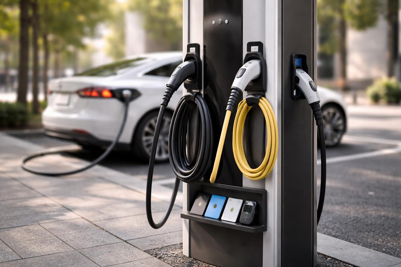 découvrez tout ce qu'il faut savoir sur les bornes de recharge électrique : choix des câbles, utilisation des badges et compatibilités pour une recharge facile et efficace.