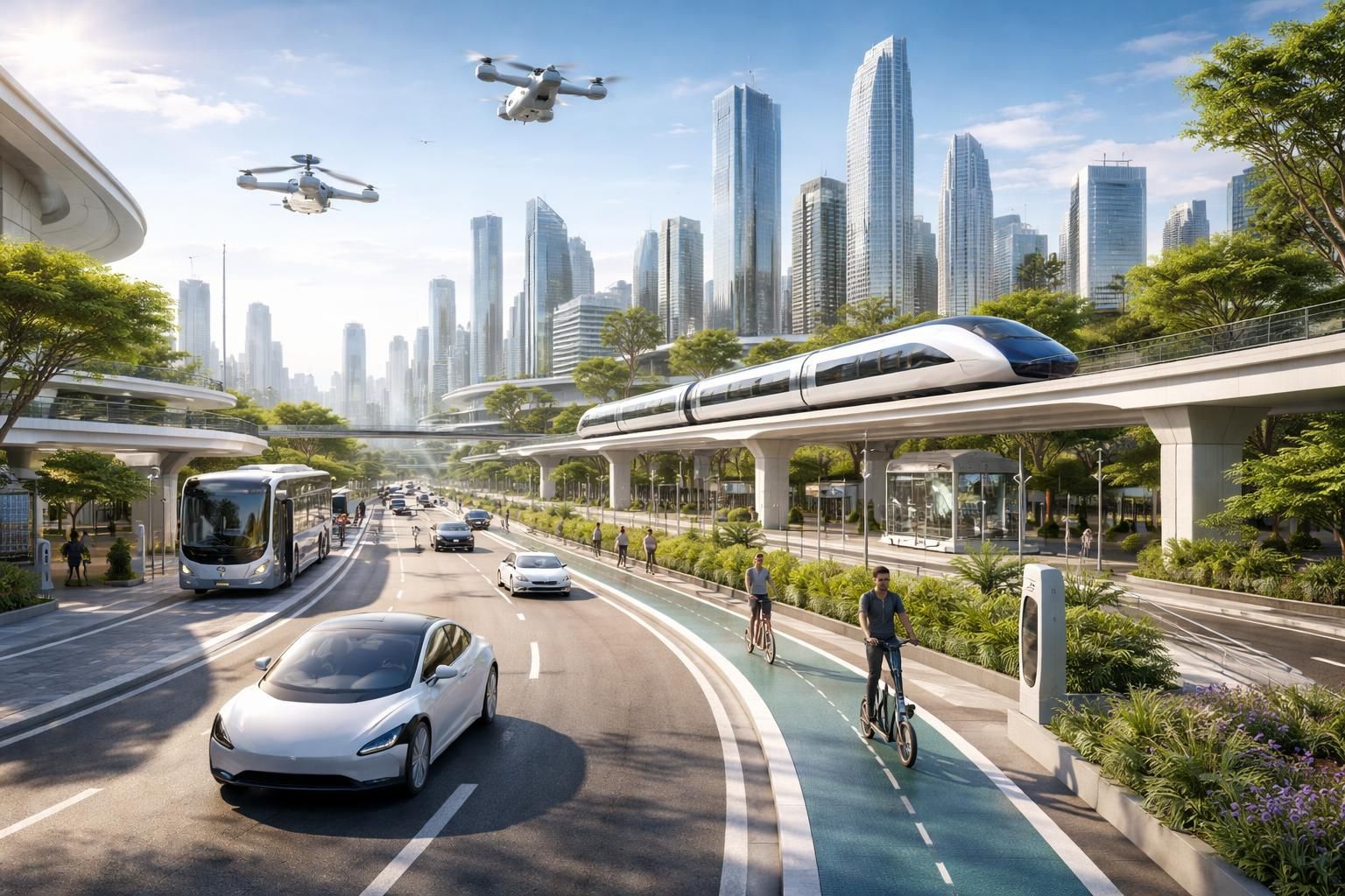 découvrez tous les moyens de transport innovants et les tendances clés qui façonneront la mobilité de demain pour un avenir plus connecté et durable.