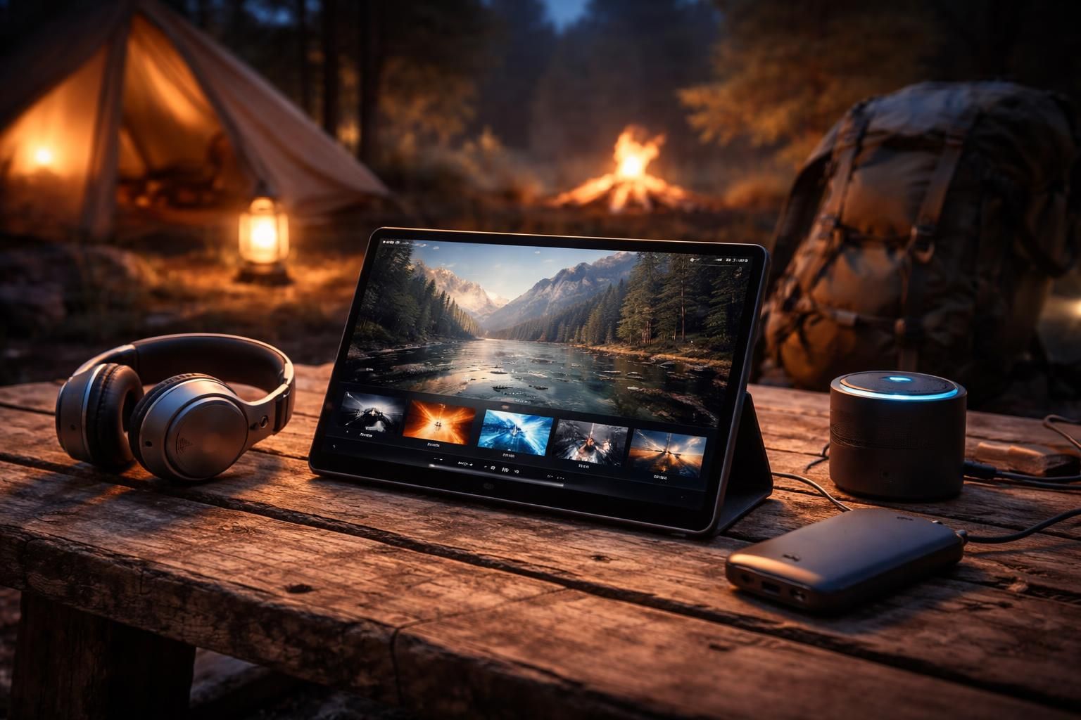 découvrez comment utiliser une tablette samsung comme médiacenter pour regarder des films au camp grâce à un setup simple et efficace.