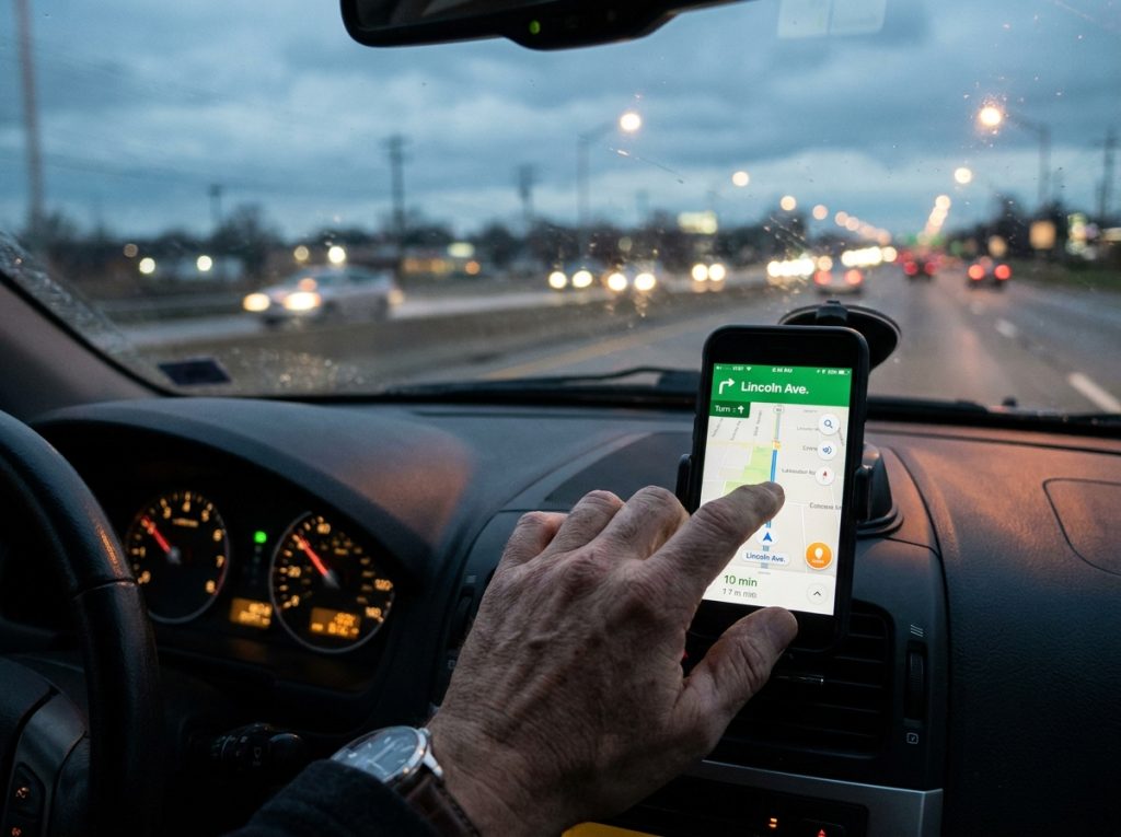 gps sur smartphone